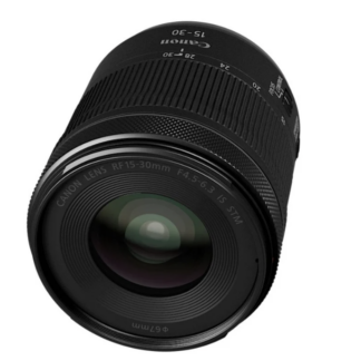Objetivo Canon RF 15-30mm F4.5-6.3 IS STM ultra gran angular, estabilizador óptico, motor STM