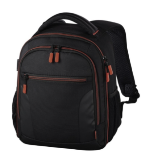 Mochila roja y negra